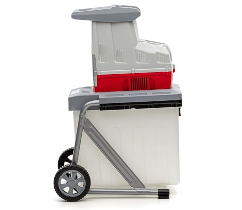 IKRA Elektro Gartenhäcksler Walzenhäcksler ILH 3000 A, starke 3.000W, inkl. Schere & Schutzbrille