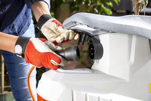 IKRA Elektro Gartenhäcksler ILWH 3000, leise robust wartungsarm, starke 3.000W, Aststärke bis 45mm, Blauer Engel