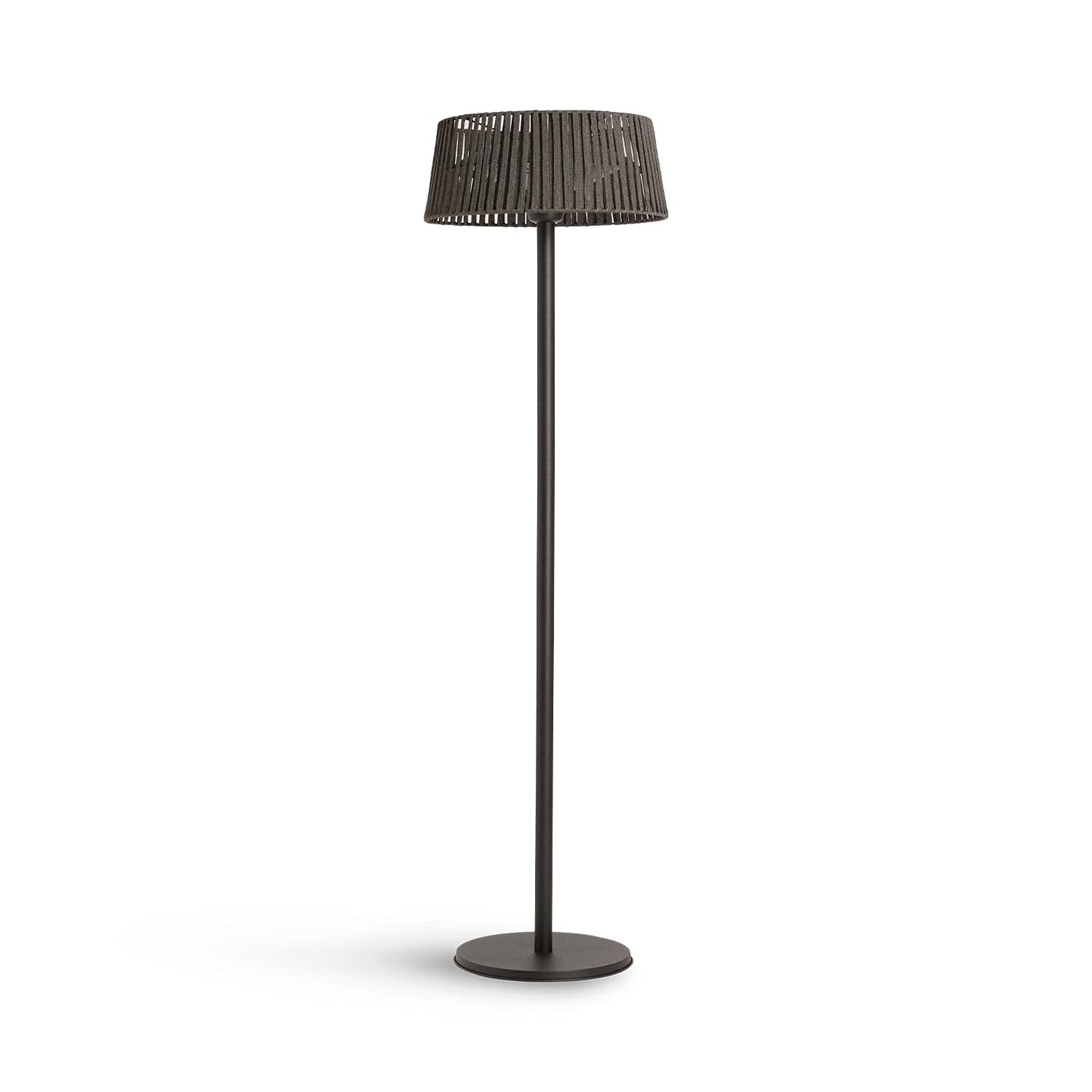 CREATE/PATIO HEATER/Halogen-Infrarot Heizstrahler für Terrassen, Garten und Außenbereiche / 2100W, Standheizstrahler, 3 Heizstufen 900-1200-2100W, Grau, Quarz-Heizelement, Umkippsicherung, IP44
