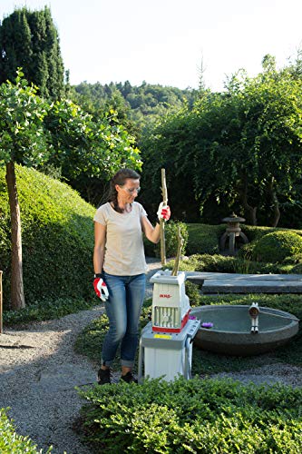 IKRA Elektro Gartenhäcksler Walzenhäcksler ILH 3000 A, starke 3.000W, inkl. Schere & Schutzbrille