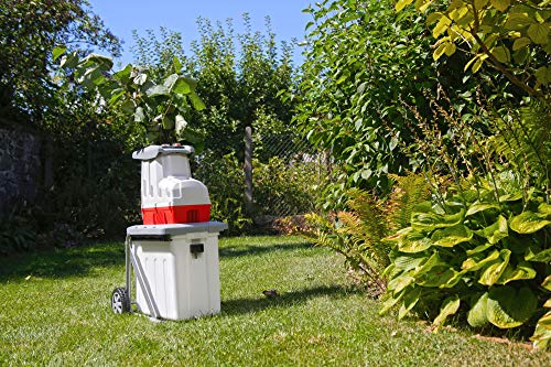 IKRA Elektro Gartenhäcksler Walzenhäcksler ILH 3000 A, starke 3.000W, inkl. Schere & Schutzbrille