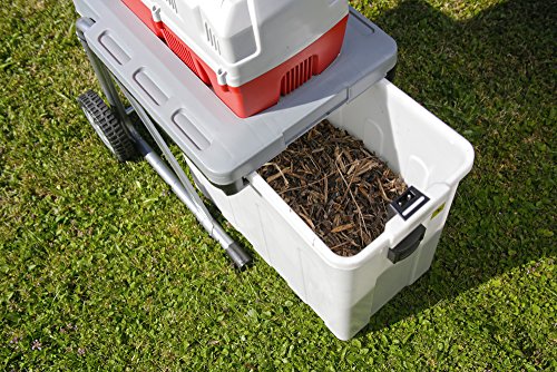 IKRA Elektro Gartenhäcksler Walzenhäcksler ILH 3000 A, starke 3.000W, inkl. Schere & Schutzbrille