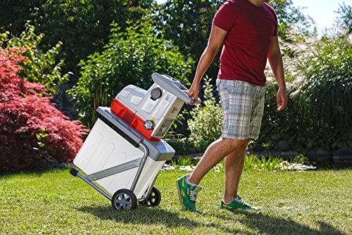 IKRA Elektro Gartenhäcksler Walzenhäcksler ILH 3000 A, starke 3.000W, inkl. Schere & Schutzbrille