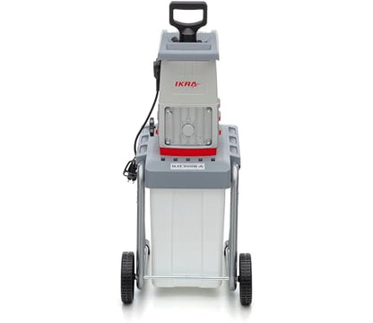 IKRA Elektro Gartenhäcksler Walzenhäcksler ILH 3000 A, starke 3.000W, inkl. Schere & Schutzbrille