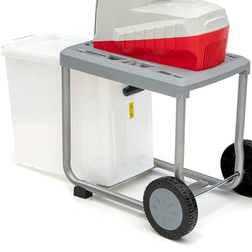 IKRA Elektro Gartenhäcksler ILWH 3000, leise robust wartungsarm, starke 3.000W, Aststärke bis 45mm, Blauer Engel